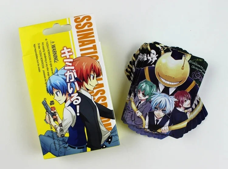 Assassination Classroom Korosensei Poker Cards - Anime Cartoon Collectible Accessories