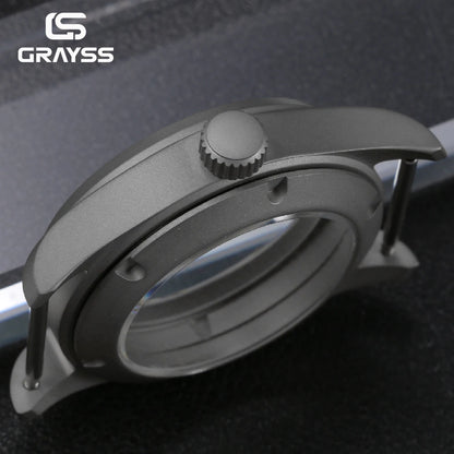 T2 Titanium & Steel Diving Watch Case - 20BAR Waterproof NH34 NH35 NH38 NH70 Watch Parts