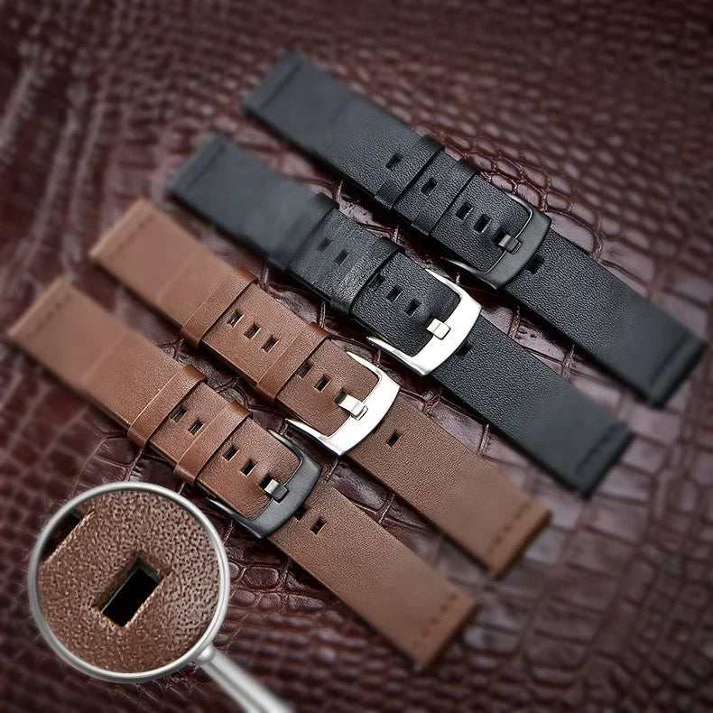 Leather Strap for Apple Watch Ultra 2 – High-Quality Band for 49mm, 45mm, 41mm, Series 6, SE, 5, 4, 44mm, 40mm IWatch