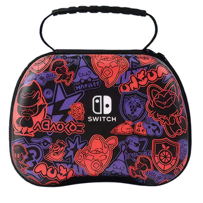 Carrying Case for Xbox ONE S/X - EVA Portable Storage Bag with Handle, Shockproof Protective Case for PS5/PS4/PS3 & NS Switch Pro