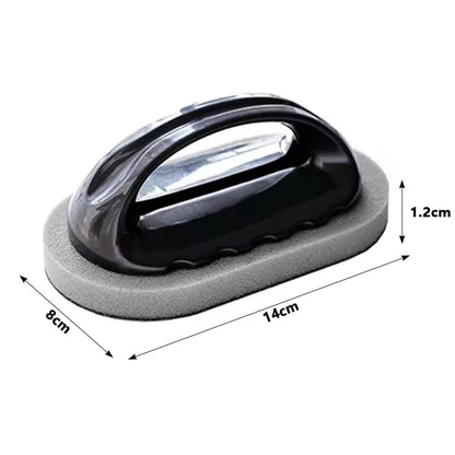 Magic Emery Sponge Cleaning Brush - Rust Removal Eraser Tool with Handle for Kitchen, Bathroom and Household Cleaning