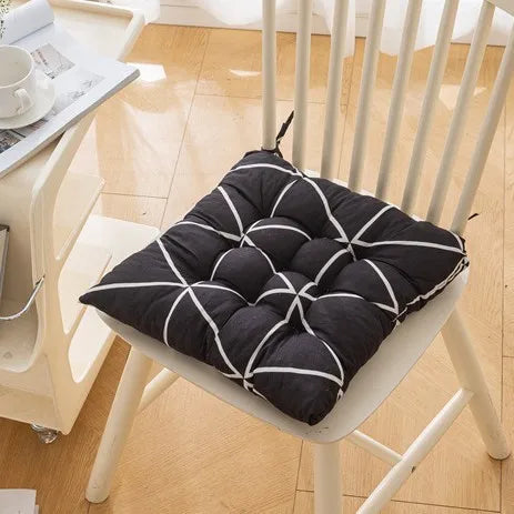 2pcs Thick Comfortable Chair Cushion - Non-Slip Seat Pad for Home Office & Dining Chairs