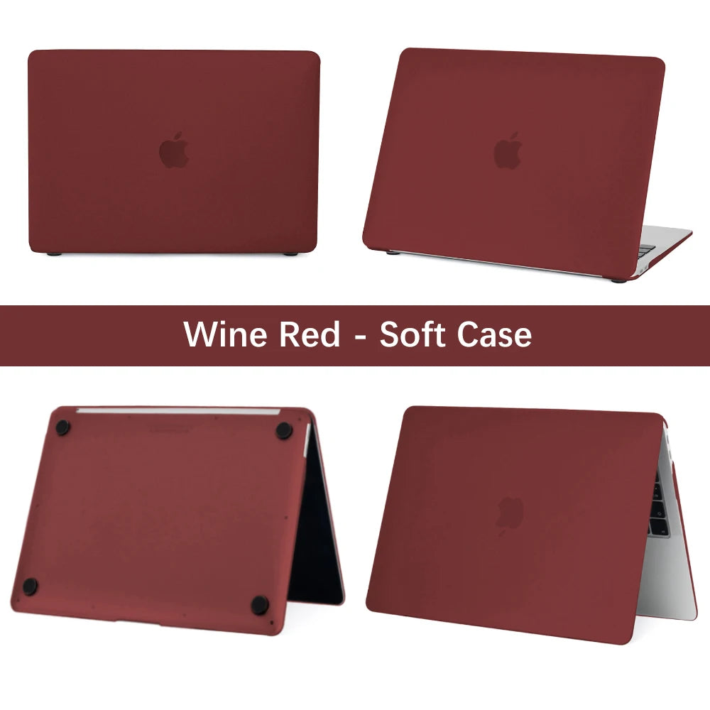 2024 Soft Cover for MacBook Air M2/MacBook Pro 13/14 – 13.6" & 15" Laptop Case, Fits M1/M3 Models