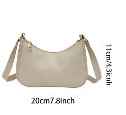 Fashion Solid-Color Handbag – Small Square Stylish Single-Shoulder Bag