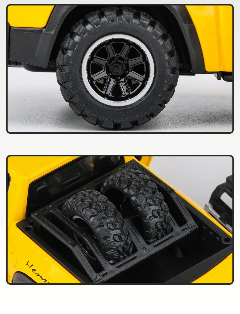1:32 Dodge RAM 1000 TRX Mammoth Alloy Model Truck — Pull-Back with Sound & Light | Kids’ Collectible Birthday Gift