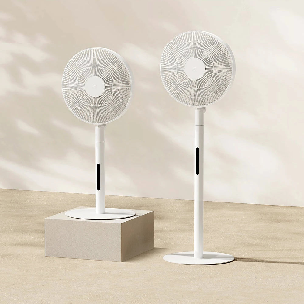 MIJIA DC Inverter Floor Fan Pro - Smart Ultra-Thin Retractable Standing Fan with 100 Airflow Settings