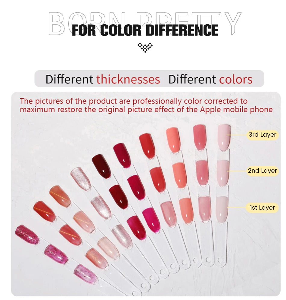BORN PRETTY 5ML Super Silver Metallic Gel Nail Polish - Mirror Chrome Effect, Semi-Permanent Metal Painting Gel for DIY Nails