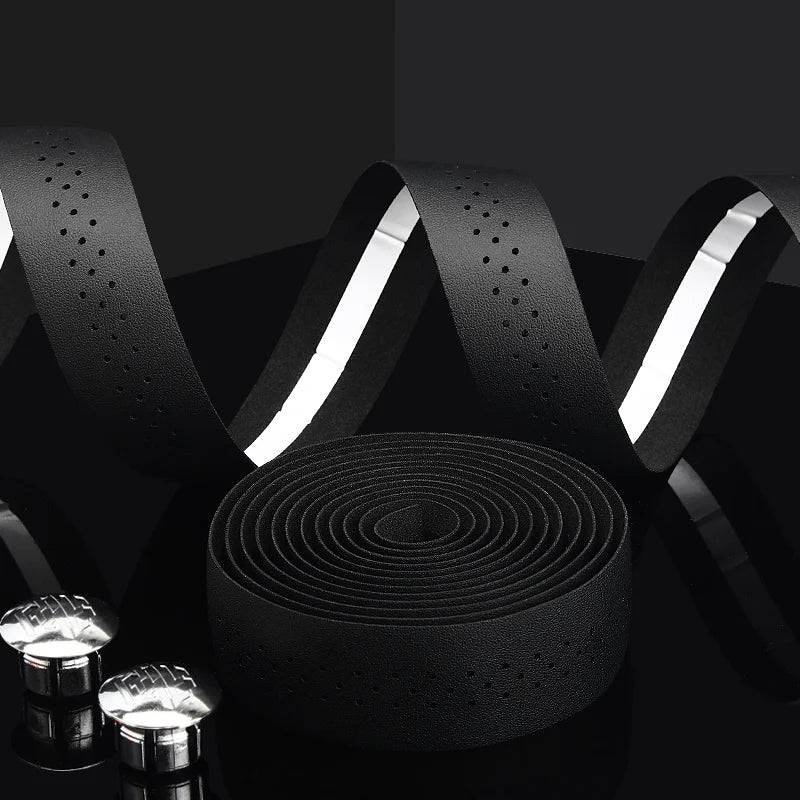 RIDERACE Bicycle Handlebar Tape – Anti-Slip PU EVA Breathable Damping Straps for Road Bike Anti-Vibration Grip