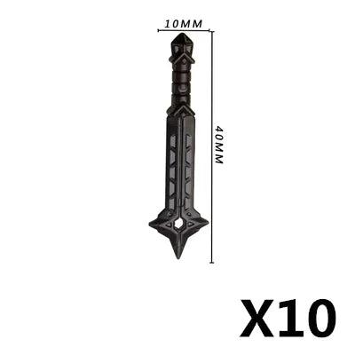 Military Knight Building Blocks - Medieval Soldier Figures with Weapons & Accessories Mini Bricks Set