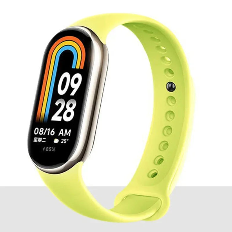 Silicone Sport Strap for Xiaomi Mi Band 8 NFC – Replacement Smartwatch Bracelet