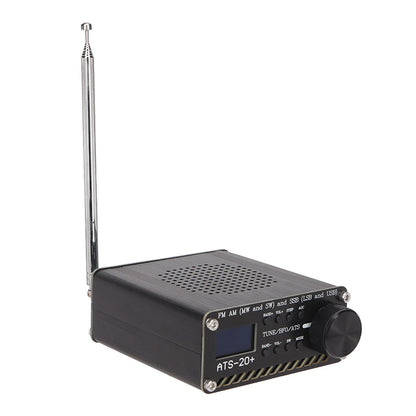 Portable ATS 20+ World Band Digital Radio Receiver – Easy to Read, Lightweight, Professional for Home & Outdoor Camping