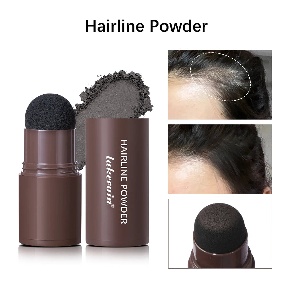 Waterproof Hairline Root Concealer Pen - Instant Gray Coverage Powder Stick for Easy Blending and Natural-Looking Hair Touch-Ups