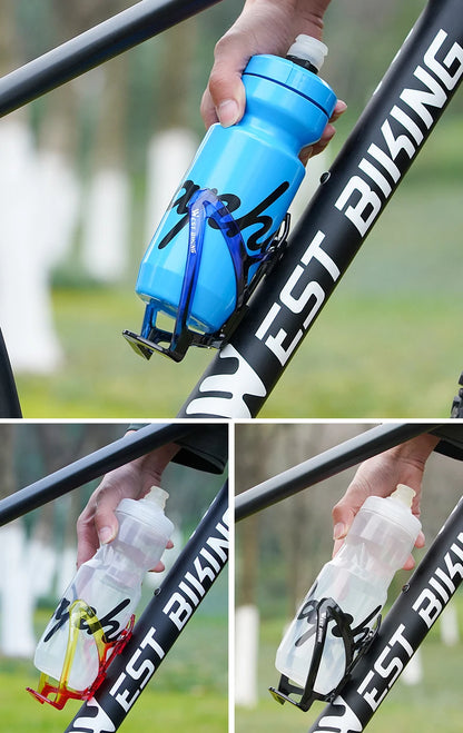WEST BIKING Bicycle Water Bottle Cage – Colorful Gradient Ultralight MTB & Road Bike Bottle Holder, Cycling Bracket