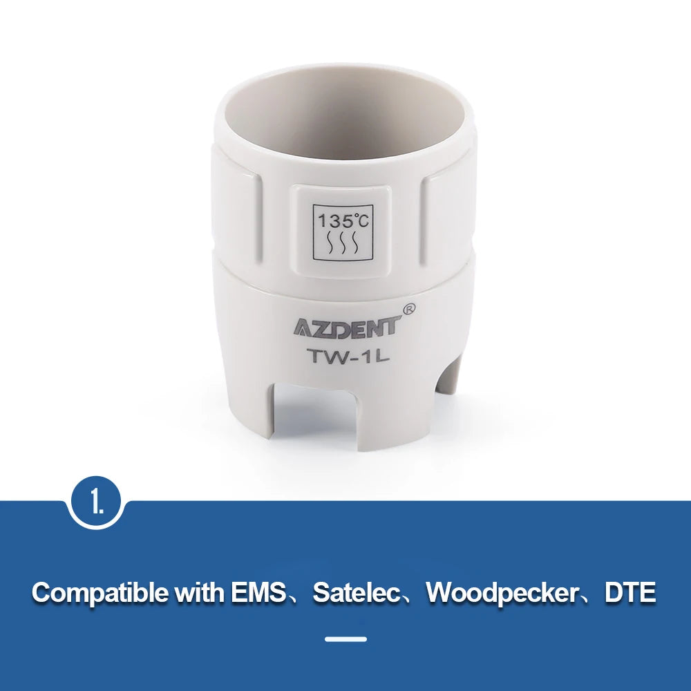 AZDENT Ultrasonic Scaler Tips Torque Wrench – Prevents Tip Falling for EMS, Satelec, Woodpecker, DTE Dentistry Tools