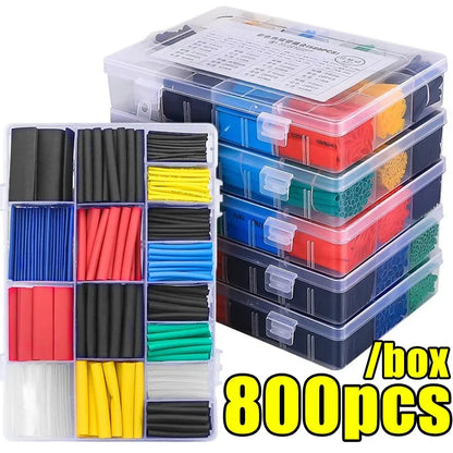 Heat Shrink Tube Kit - Thermoresistant Tubing for Electrical Wire & Cable Insulation and Protection