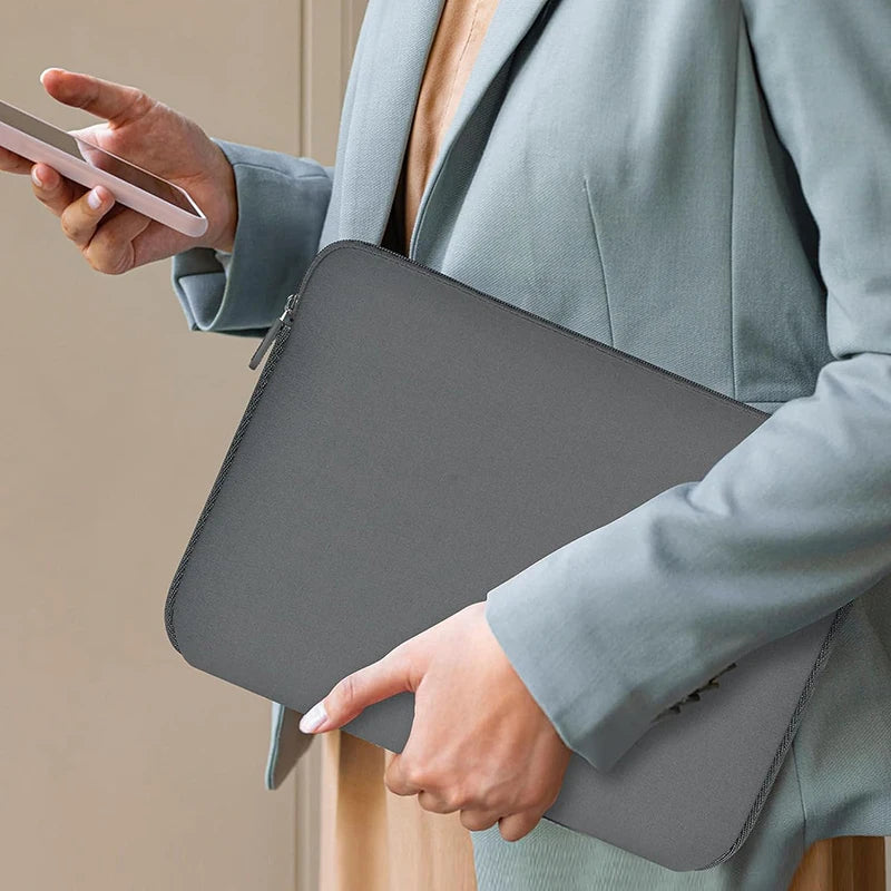 Laptop Sleeve Case - Compatible with MacBook Air, Pro Retina, & Other 13, 14, 15, 15.6 Inch Laptops - For Xiaomi, Lenovo, Dell Notebooks