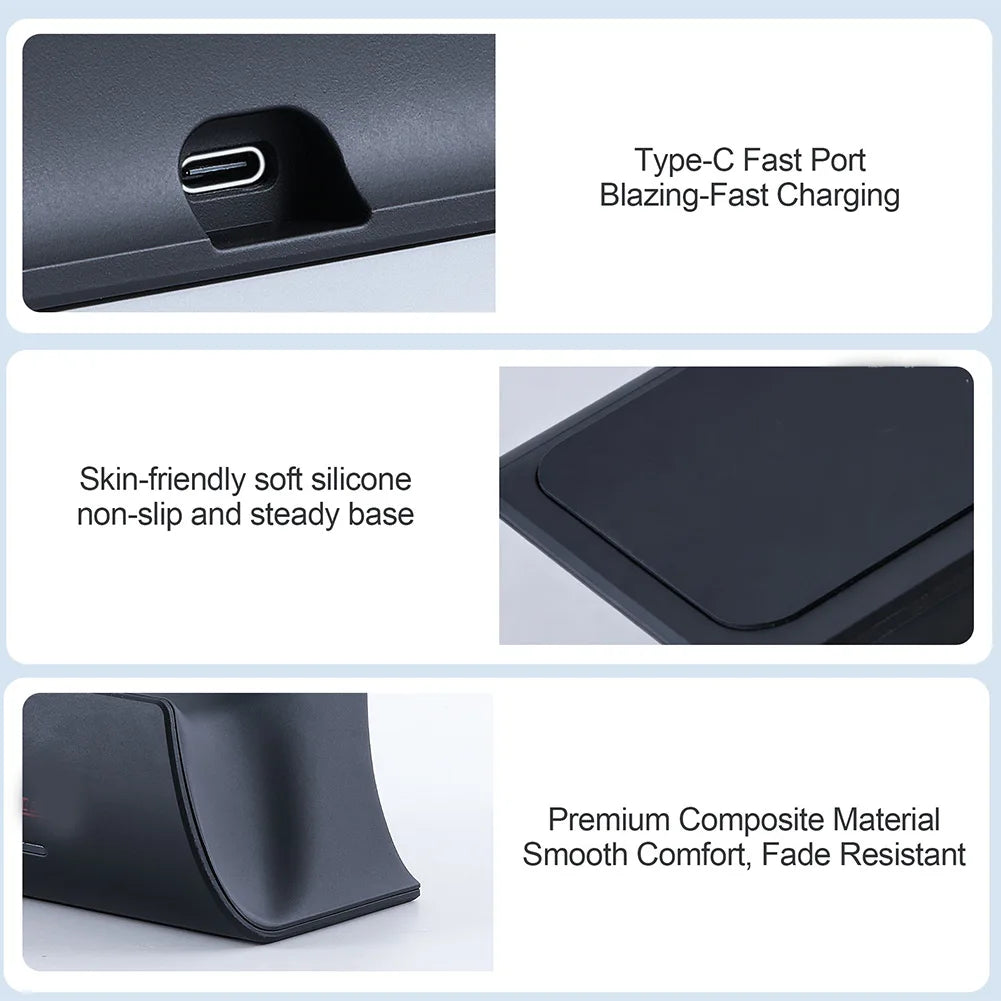Switch 2 Pro Controller Charging Dock - Fast Charging Station with LED Indicator & Adapter