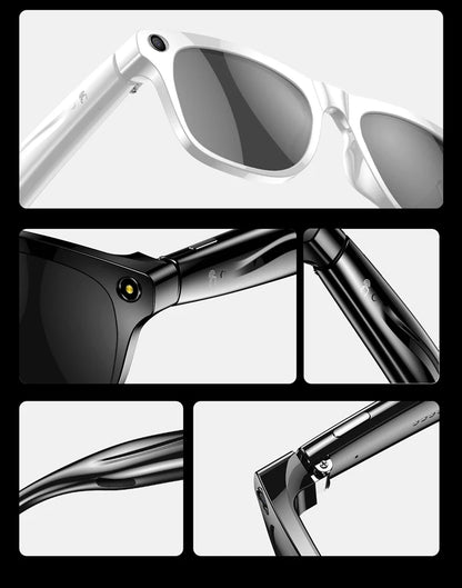 OPPO AI Smart Glasses — Ultra-Clear Camera, Touch Control, Bluetooth Calling, Video & Music Player Sport Sunglasses