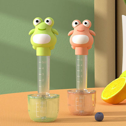 5ml Baby Medicine Feeder Syringe - Silicone Pacifier Dispenser for Infant Liquid Medicine and Feeding