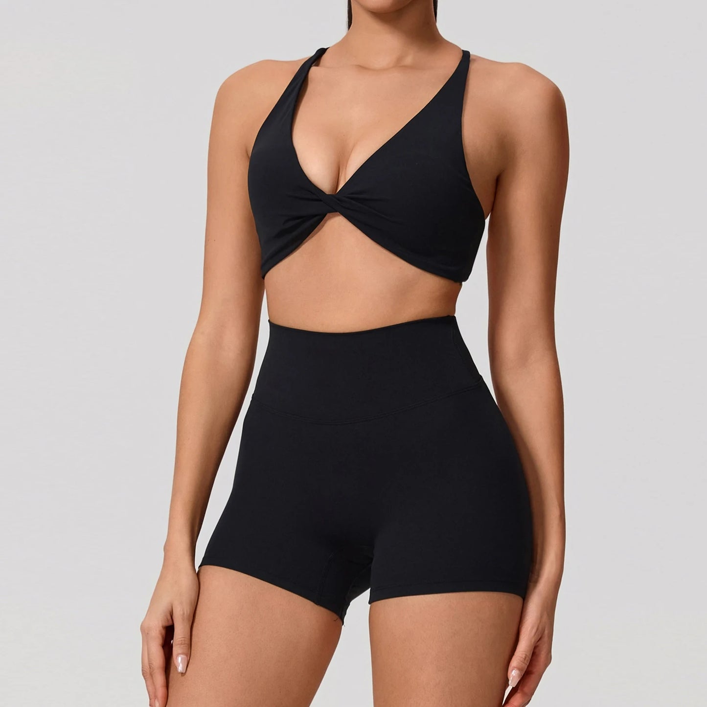 2Pcs Women's Yoga Sports Set - Quick Dry Long Sleeve Workout Tracksuit for Gym & Running