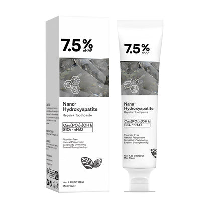 120g Nano Hydroxyapatite Toothpaste – Removes Coffee & Tea Stains, Freshens Breath, Prevents Cavities, Dental Care