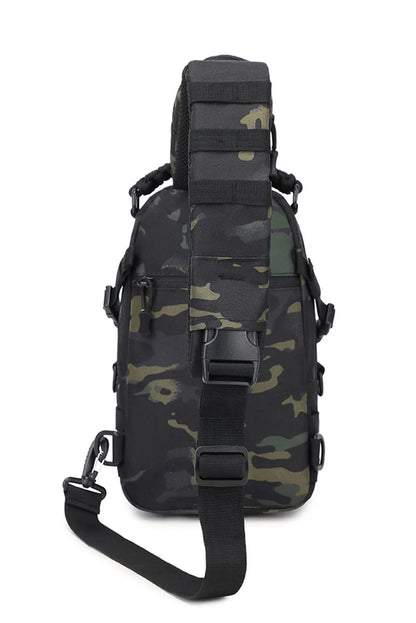 Camping Tactical Chest Bag – MOLLE Sling Backpack for Men, Outdoor Hiking, Cycling & Fishing