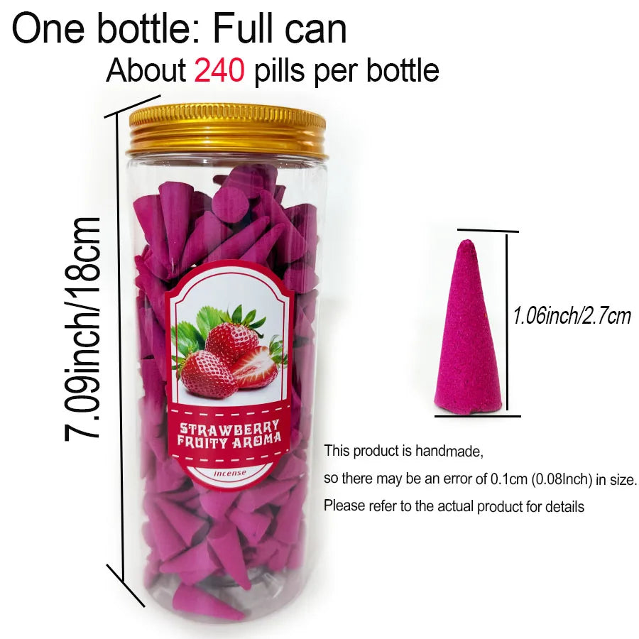 Fruit Aroma Scented Fragrance Tower - Coffee, Strawberry, Kiwi, Pineapple & Blueberry Blend