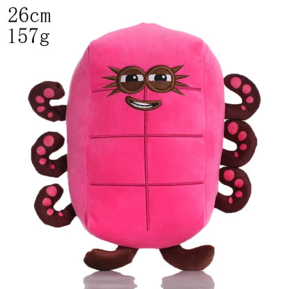 Children’s Educational Animation Digital Building Blocks Toy – Math Plush Doll Game, Birthday Gift