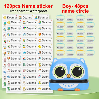 149pcs Personalized Name Stamp Set – Waterproof, Non-Fading Baby & Kindergarten Engraved Seals, Perfect Student Gift