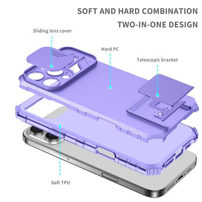 Slide Camera Protection Hard Case – Durable Plastic Phone Cover for iPhone 7 to 16 Series