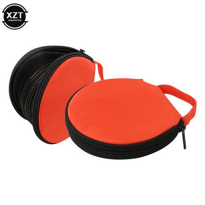 20-Disc Portable CD & DVD Storage Case - Oxford Cloth Zipper Organizer for Home & Car Use