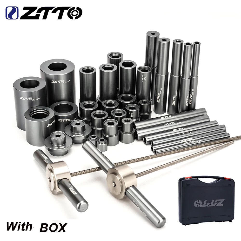 ZTTO Bicycle Hub Axle Tool Set — Wheel Bearing Press & Removal Repair Tool