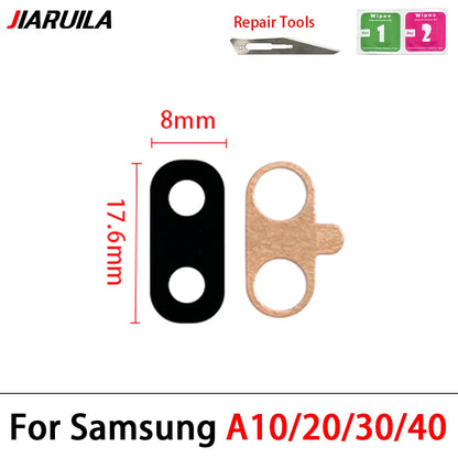 Rear Camera Glass Lens Replacement with Adhesive for Samsung M Series & A Series (M51, A10s, A20s, A12, A50s, A51, A71, M21, M31s)