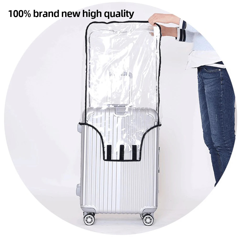 18-30inch Transparent Luggage Protector Cover: Waterproof Dustproof Suitcase Shield - Rolling Luggage Suitcase Cover