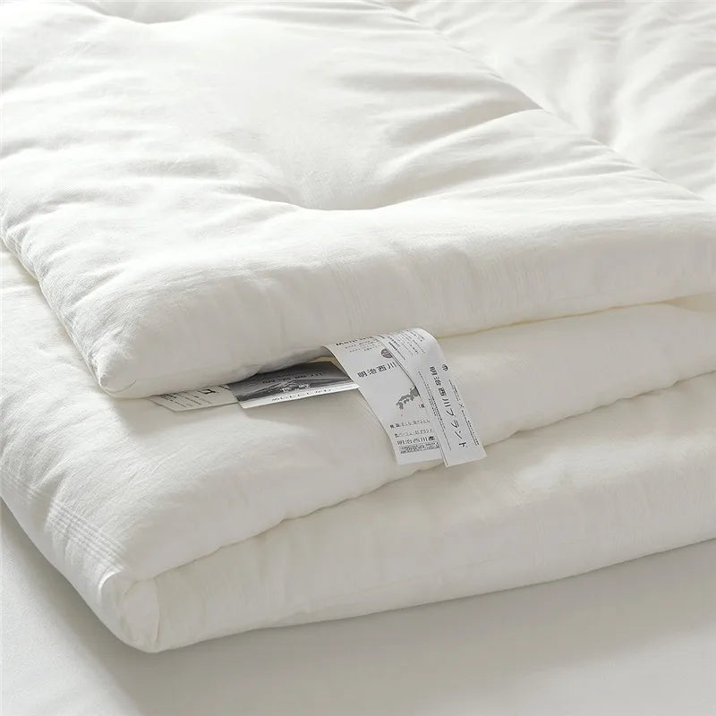 Japan Meiji Nishikawa Pure Cotton Airconditioning Quilt – Cooling Summer Quilt & All-Season Bedding for Spring, Autumn & Winter