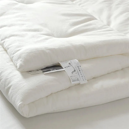 Japan Meiji Nishikawa Pure Cotton Airconditioning Quilt – Cooling Summer Quilt & All-Season Bedding for Spring, Autumn & Winter