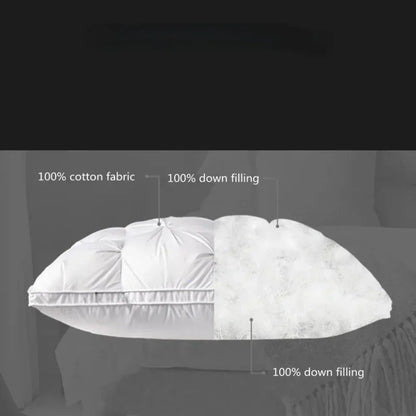 Comfortable Sleeping Pillow – 5-Star Hotel Quality, Soft Three-Dimensional Bilateral Washed Solid Color Pillow