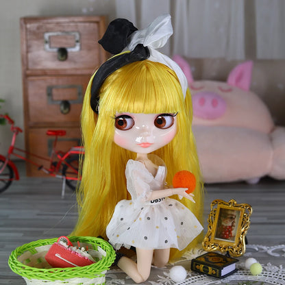 ICY DBS Blythe Doll 1/6 BJD – 30cm Joint Body Set with Random Eyes, Anime Girl Toy Gift