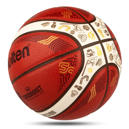 2025 Molten Basketball — Official Size 5/6/7 PU Indoor & Outdoor Ball for Men, Training, Match & Team Games