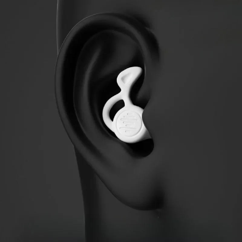 3-Layer Reusable Silicone Earplugs – Waterproof Noise-Cancelling Ear Plugs for Sleeping, Swimming, Diving & Surfing