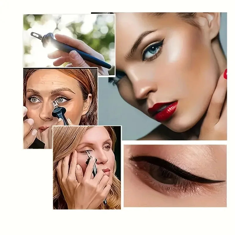 Silicone Eyeliner Brush - No-Skip, Easy Applicator for Beginners - Durable Makeup Tool for Perfect Eyes