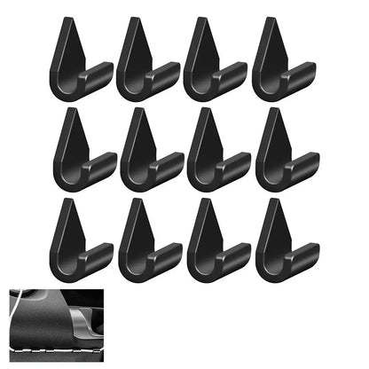 Universal Car Cable Holder - Strong Adhesive Wire Clip Organizer for USB Charger & Data Cable Management