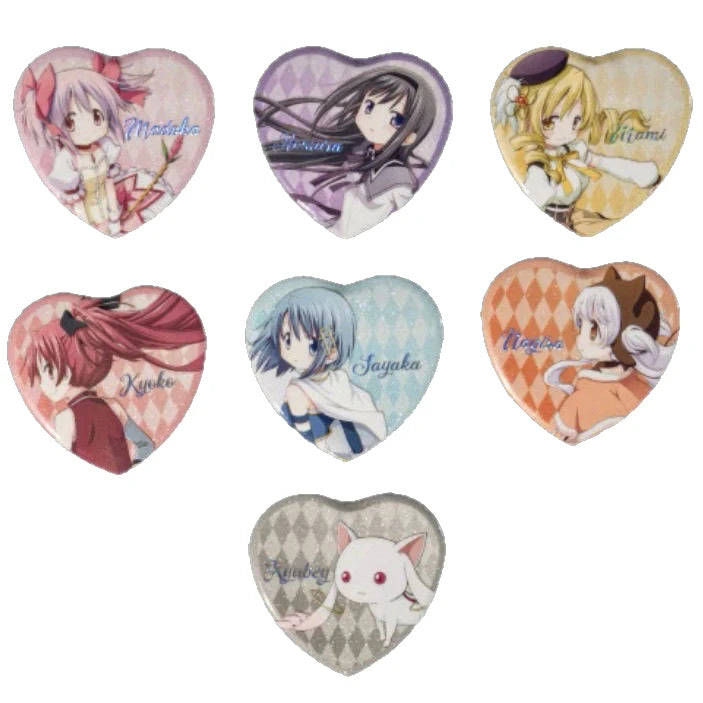 Madoka Magica Anime Cosplay Brooch - Metal Heart Backpack Pin Badge