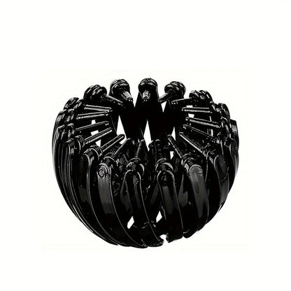 Bird’s Nest Magic Hair Clip – Fashionable Ponytail & Round Bun Hairband, Retro Geometric Elastic Hair Accessory for Women