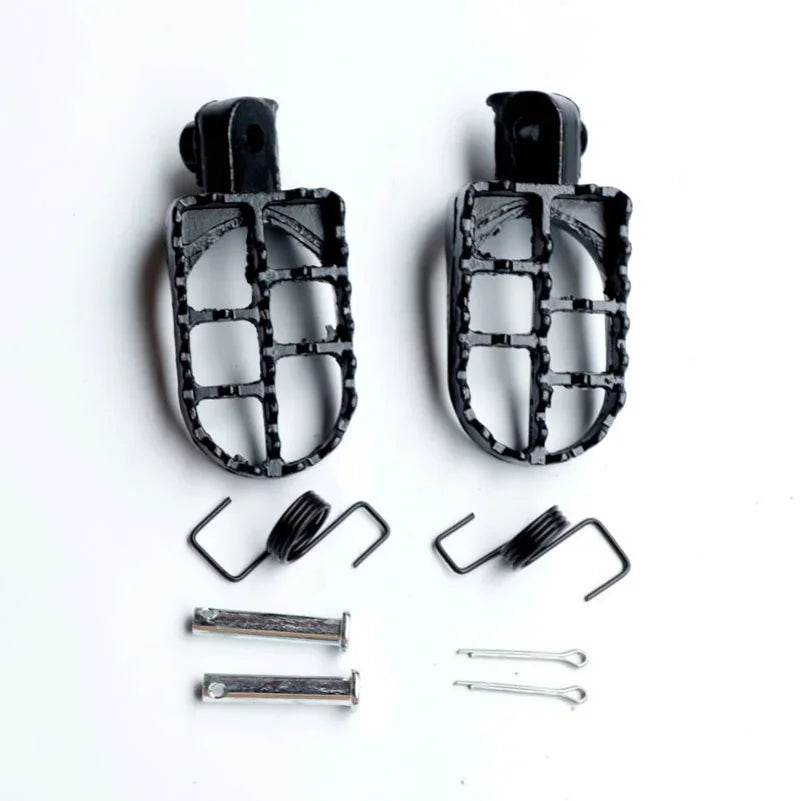 Motorcycle Foot Pegs - Replacement Footrests for Yamaha, Honda CRF/XR Models & Dirt Pit Bikes