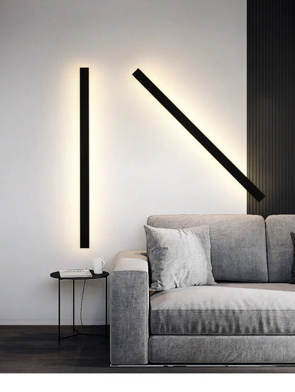 Waterproof Outdoor Wall Light – LED Garden Lamp, Modern Nordic Style for Living Room & TV Background, IP65, 110/220V Wall Washer