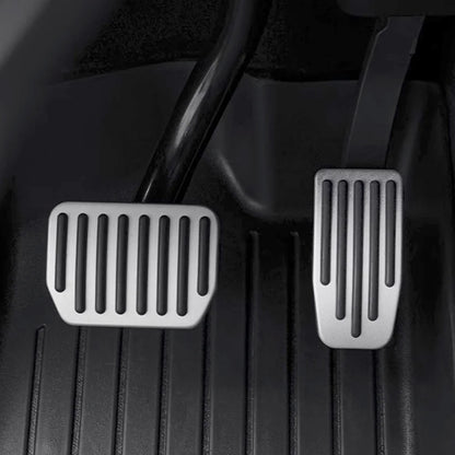 Tesla Model 3 Y Highland (2022-2024) Foot Pedal Covers - Aluminum Alloy Accelerator, Gas, Fuel Brake and Rest Pads Mat Accessories