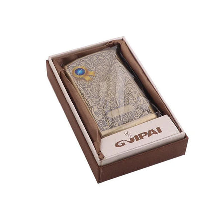 12PCS Cigarette Case Set - Pocket Tobacco Holder with Clip Storage Box & Gift Packaging for Men