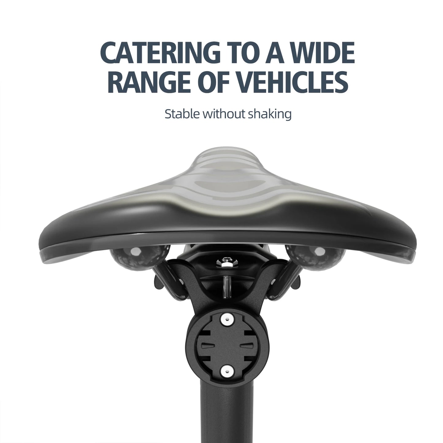 CYCLAMI S11 Bicycle Saddle Lamp Mount — Bike Taillight Seatpost Holder Bracket for Garmin Radar RT510, RTL515, RVR315, L308, L508, TL30