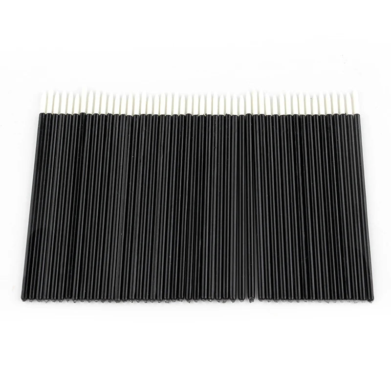 50Pcs Disposable Eyeliner Makeup Brushes - Eye Shadow & Eyeliner Wands for Lash Extensions and Beauty Tools